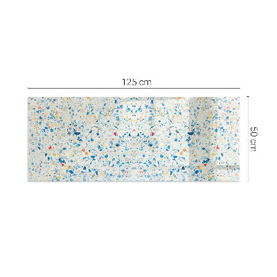 Plaque de sol en verre pour poêle Design moderne avec structure