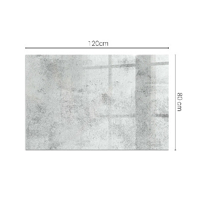 Plaque de sol en verre pour poêle Texture béton avec style