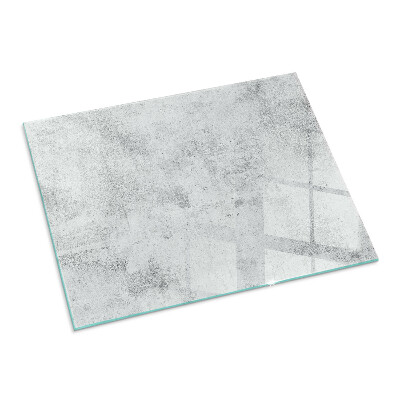 Plaque de sol en verre pour poêle Texture béton avec style