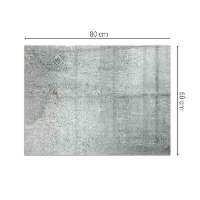 Plaque de sol en verre pour poêle Structure en béton avec style