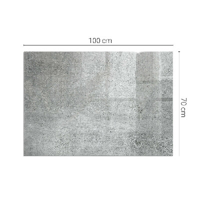 Plaque de sol en verre pour poêle Structure en béton avec style