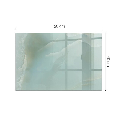 Plaque de sol en verre pour poêle Motif élégant en marbre