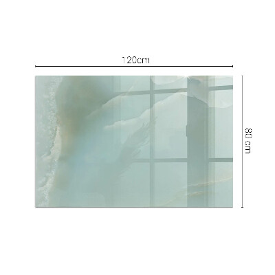 Plaque de sol en verre pour poêle Motif élégant en marbre