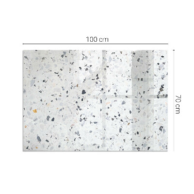 Plaque de sol en verre pour poêle Motif en pierre avec des détails subtils