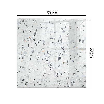 Plaque de sol en verre pour poêle Motif en pierre avec des détails subtils