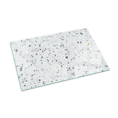 Plaque de sol en verre pour poêle Motif en pierre avec des détails subtils