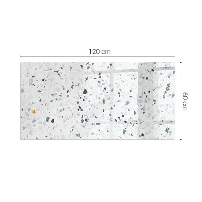 Plaque de sol en verre pour poêle Motif en pierre avec des détails subtils