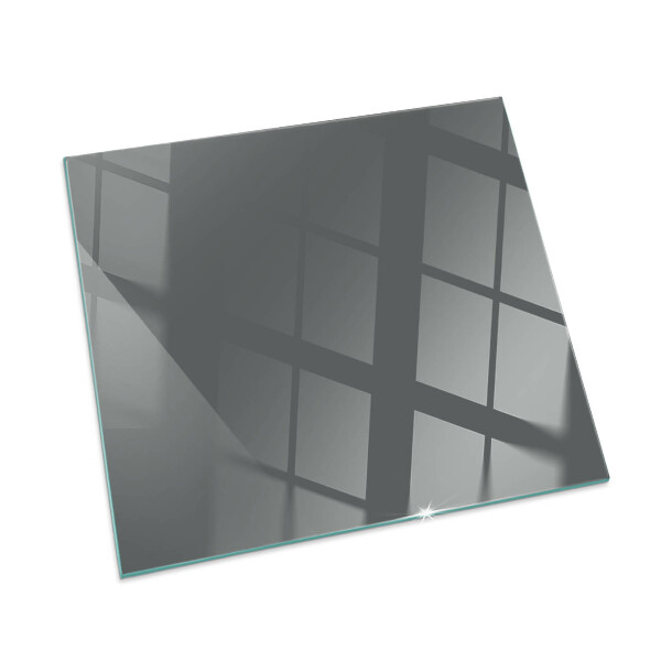Plaque de sol en verre pour poêle Couleur gris-brun