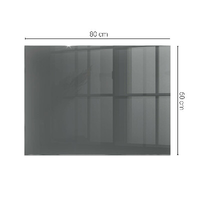 Plaque de sol en verre pour poêle Couleur gris-brun