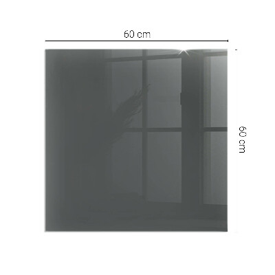 Plaque de sol en verre pour poêle Couleur gris-brun