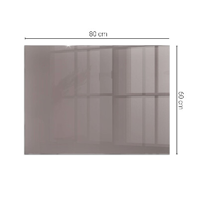 Plaque de sol en verre pour poêle Couleur beige