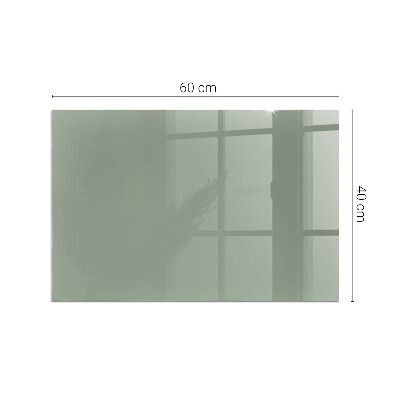 Plaque de sol en verre pour poêle Couleur gris-vert