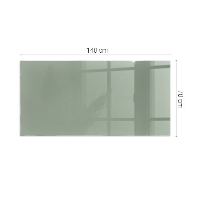 Plaque de sol en verre pour poêle Couleur gris-vert
