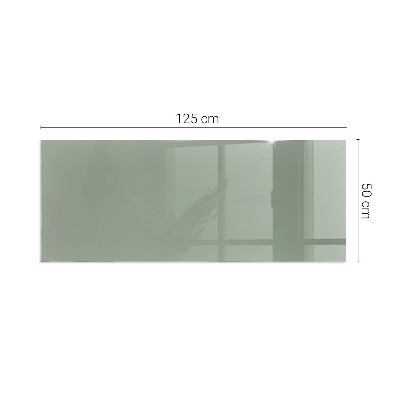 Plaque de sol en verre pour poêle Couleur gris-vert