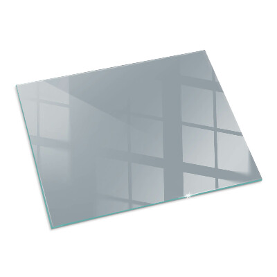 Plaque de sol en verre pour poêle Couleur gris