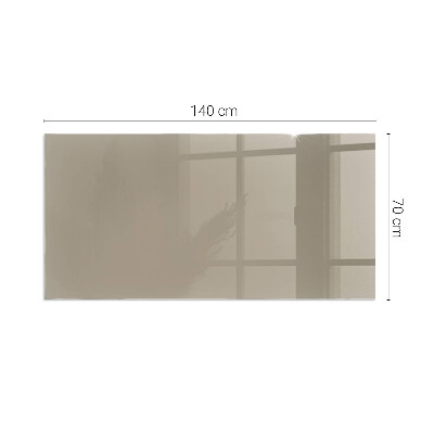 Plaque de sol en verre pour poêle Couleur marron
