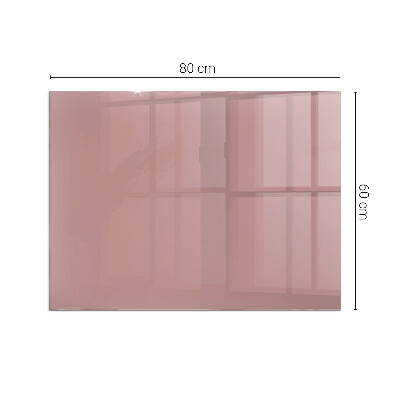 Plaque de sol en verre pour poêle Couleur rose