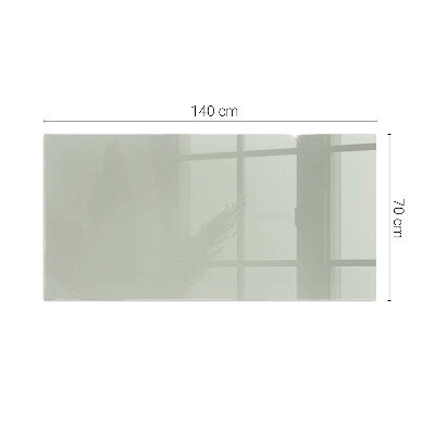 Plaque de sol en verre pour poêle Couleur gris-vert