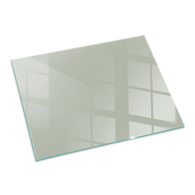 Plaque de sol en verre pour poêle Couleur gris-vert