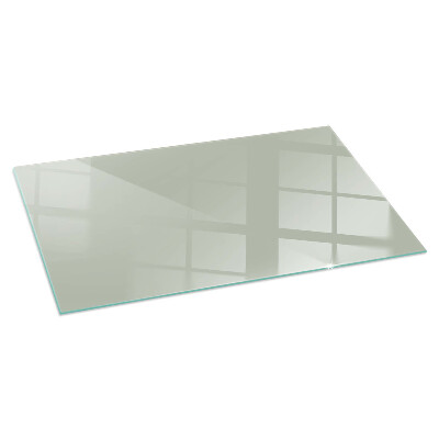 Plaque de sol en verre pour poêle Couleur gris-vert