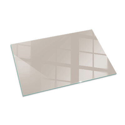 Plaque de sol en verre pour poêle Couleur marron clair