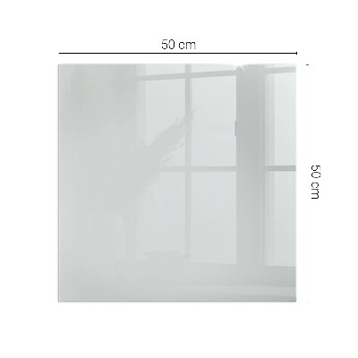 Plaque de sol en verre pour poêle Couleur gris