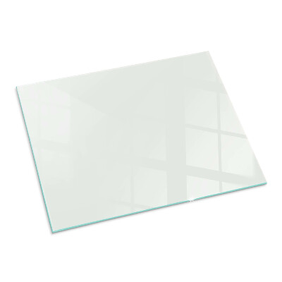Plaque de sol en verre pour poêle Couleur ivoire