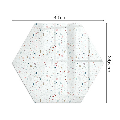 Vitre sous poêle à bois hexagonal Des microformes en subtile harmonie