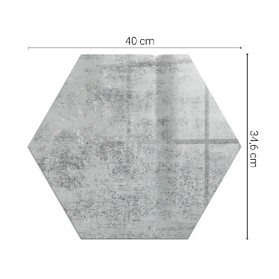 Vitre sous poêle à bois hexagonal Fond à structure abstraite