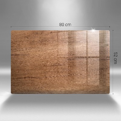 Dessous de bougie rectangulaire Texture du bois