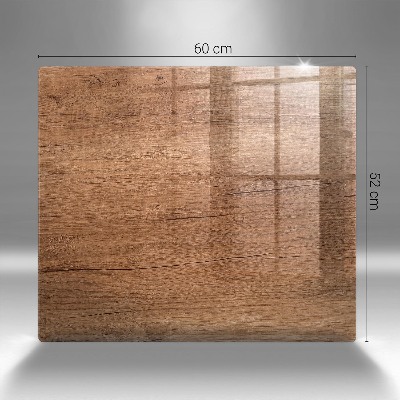 Dessous de bougie rectangulaire Texture du bois