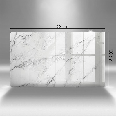 Dessous de bougie rectangulaire Texture de marbre élégante