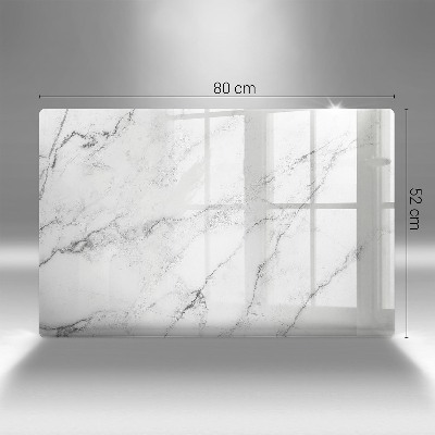 Dessous de bougie rectangulaire Texture de marbre élégante