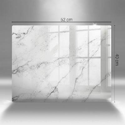 Dessous de bougie rectangulaire Texture de marbre élégante