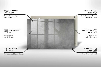 Dessous de bougie rectangulaire Fond de texture en béton