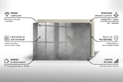 Dessous de bougie rectangulaire Fond de texture en béton