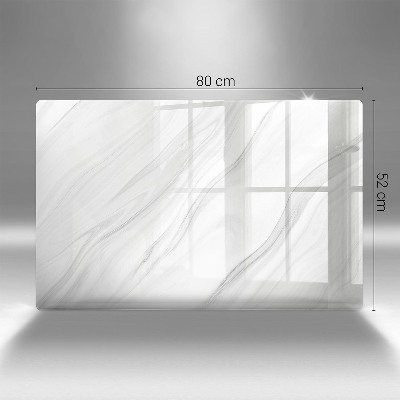 Dessous de bougie rectangulaire Marbre délicat