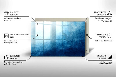 Dessous de bougie rectangulaire Contexte abstrait
