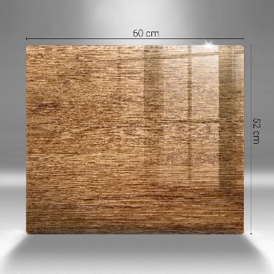 Dessous de bougie rectangulaire Texture de planche de bois