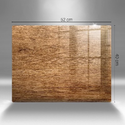 Dessous de bougie rectangulaire Texture de planche de bois