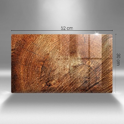 Dessous de bougie rectangulaire Cernes des arbres