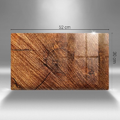 Dessous de bougie rectangulaire Structure en bois