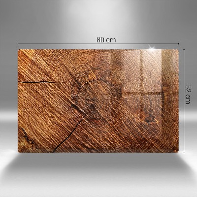 Dessous de bougie rectangulaire Structure en bois