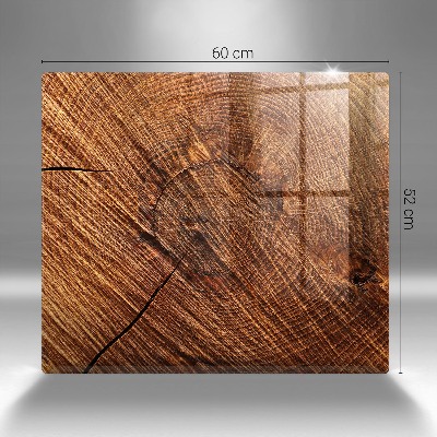 Dessous de bougie rectangulaire Structure en bois