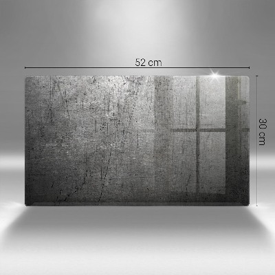 Dessous de bougie rectangulaire Texture métallique