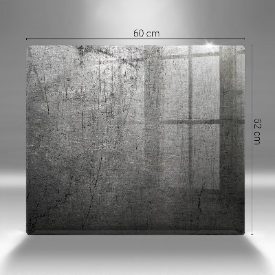 Dessous de bougie rectangulaire Texture métallique