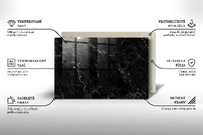 Dessous de bougie rectangulaire Marbre élégant