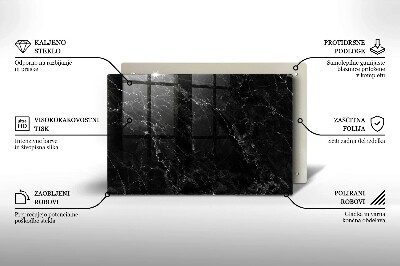 Dessous de bougie rectangulaire Marbre élégant