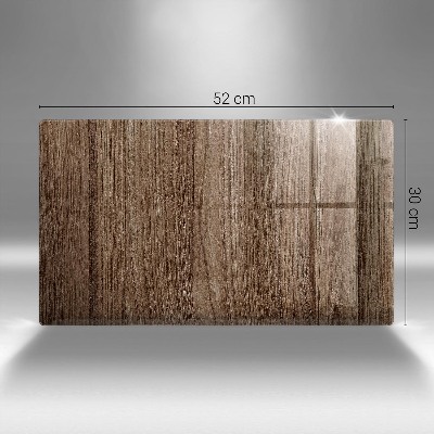 Dessous de bougie rectangulaire Texture du bois