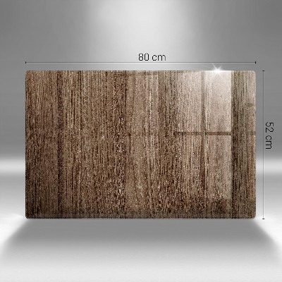 Dessous de bougie rectangulaire Texture du bois